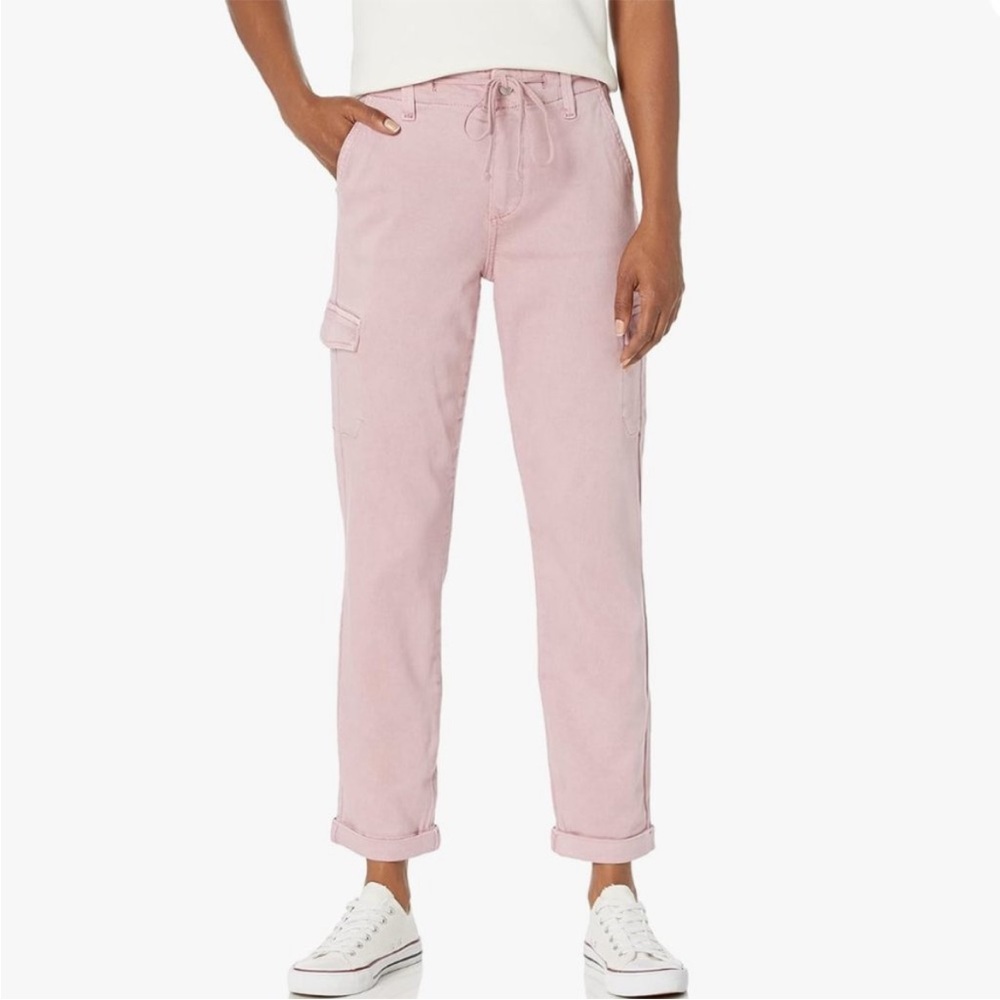 PAIGE Christy Cargo Vintage Garden Rose size 32 NWT Pink Denim Jean